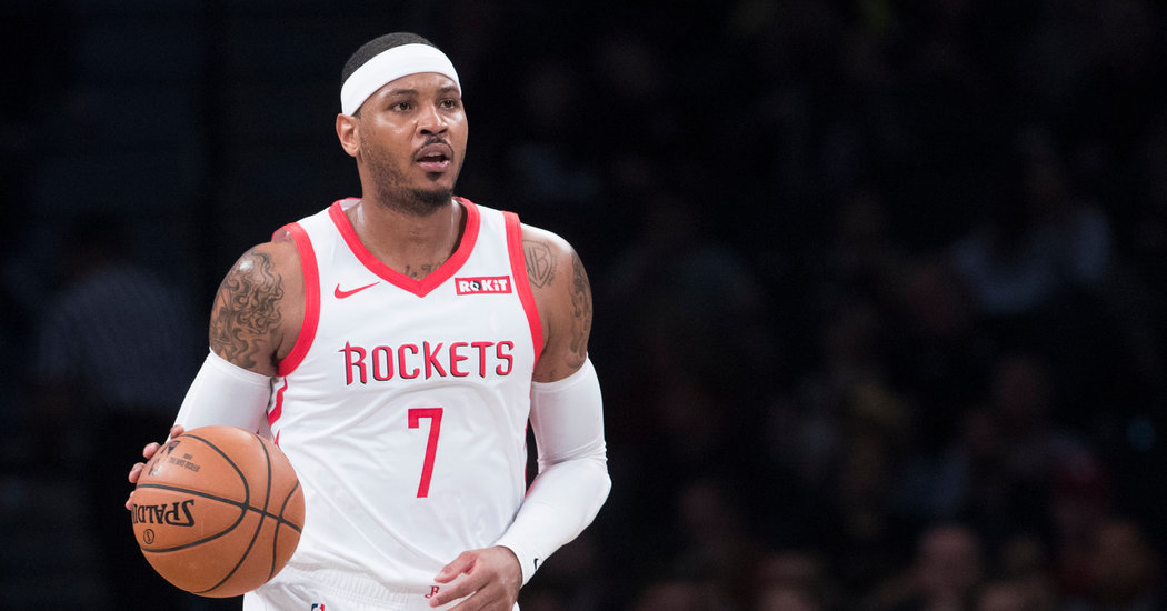Houston Rockets ‘Parting Ways’ With Carmelo Anthony
