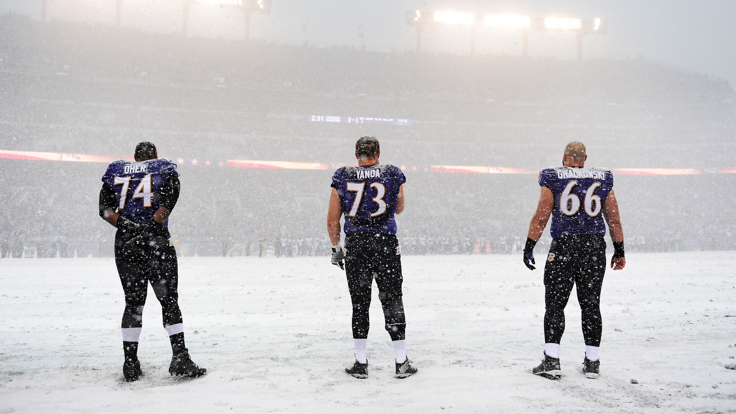 Images from NFL weather games thru the years