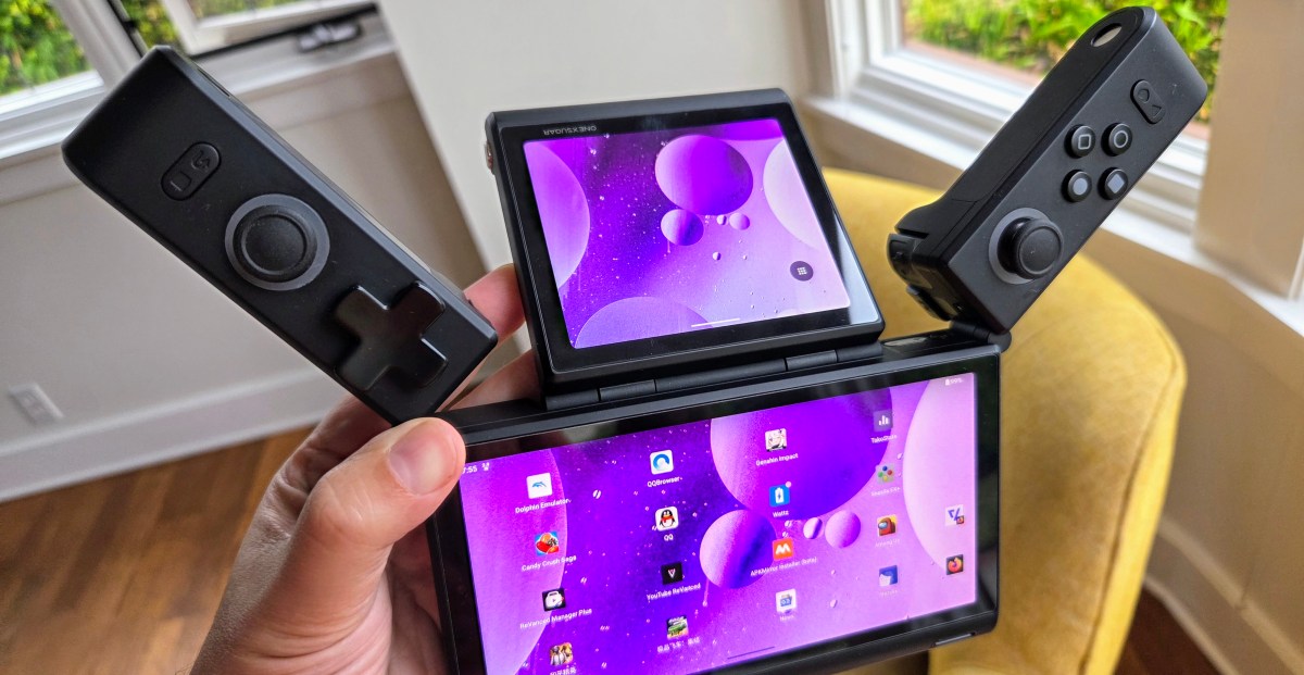 OneXSugar: Fiddling with the first dual-show conceal remodeling handheld